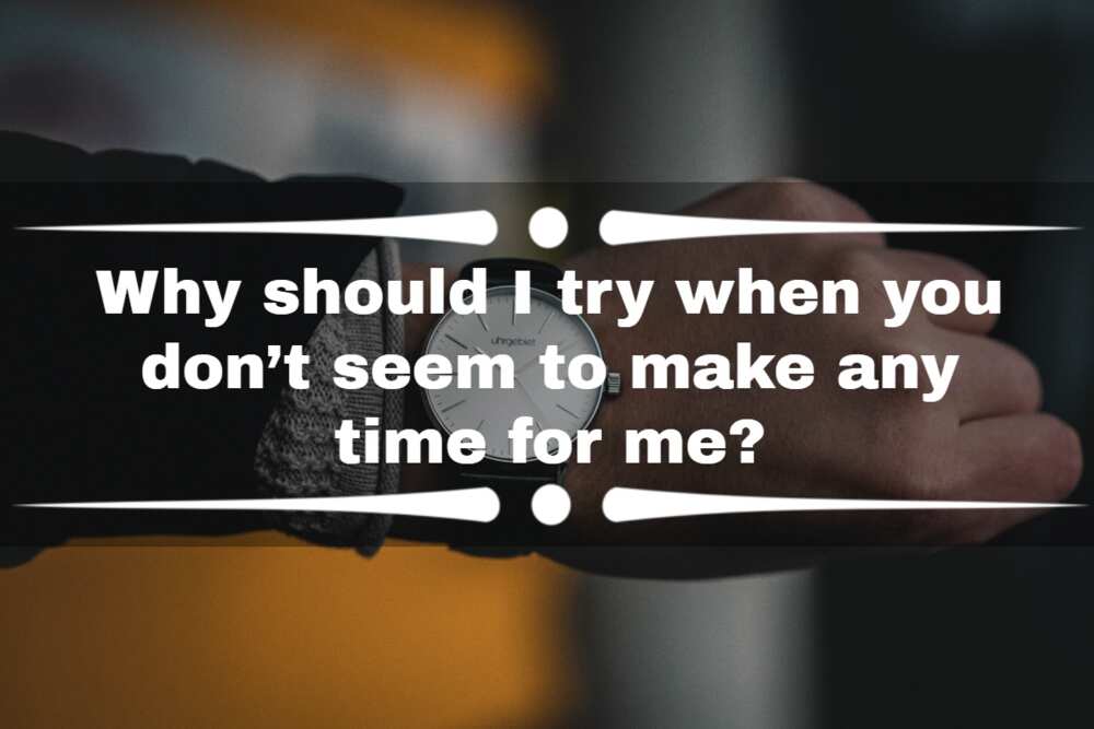 if you can't make time for me quotes
