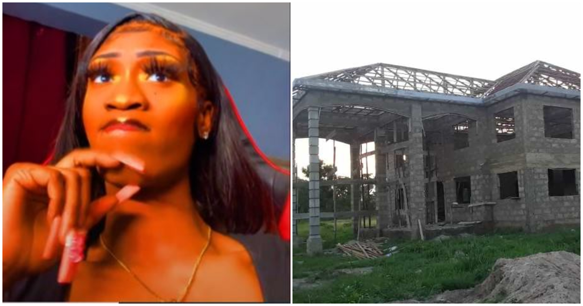 Lady wonders how her parents are able to build a mansion in Ghana when they claim to be broke
