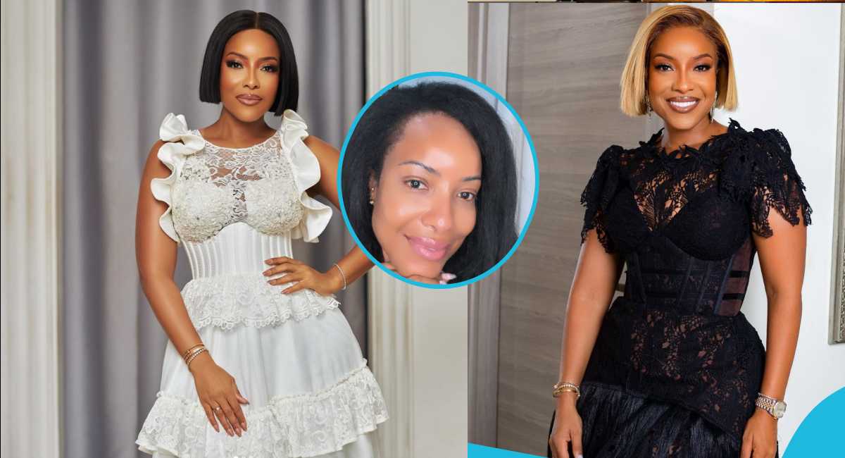Joselyn Dumas is Ghana's most beautiful female celebrity as she shows off her natural face without makeup