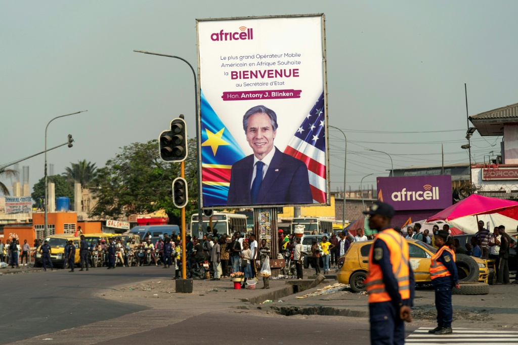 Blinken was speaking in the Congolese capital Kinshasa, where he arrived on Tuesday