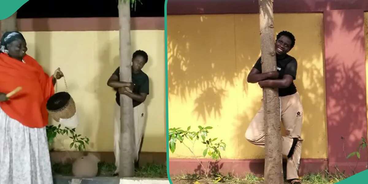 Ugandan activist says after hugging tree for 16 hours to break Guinness Record: "The tree chose me"