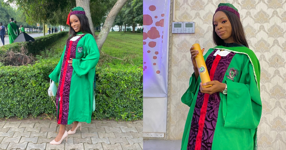 Young lady tops her class even after losing both parents
