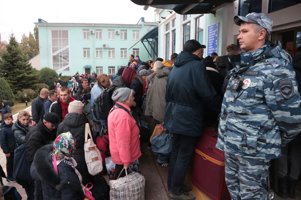 In recent days, Russia has been moving residents in the Kherson region