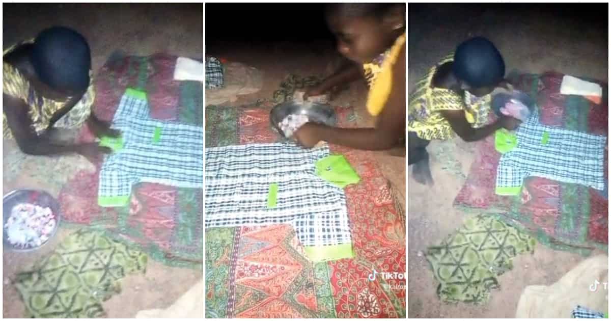 "The spirit of success": Little girl uses hot saucepan to iron school uniform, touching video goes viral