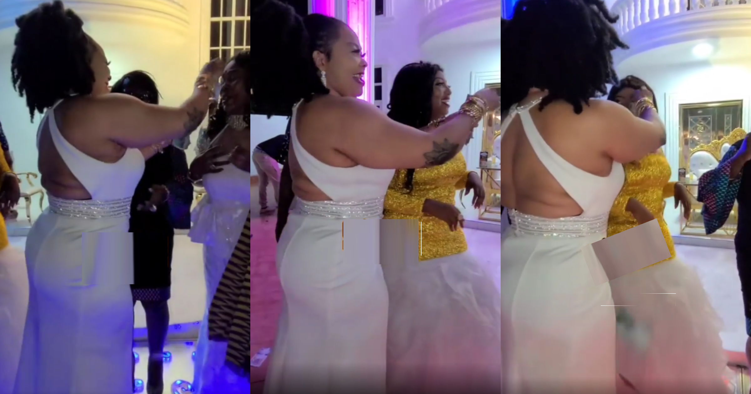 Nana Agradaa sprays money at Diamond Appiah's birthday (video)