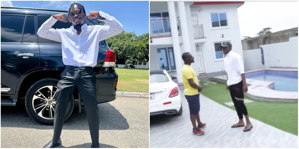 Ghanaian rapper Okese1 built his house in 6 months