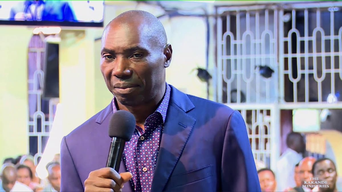 Ugandan preacher leaves netizens in stitches after using football to kick out demons during service