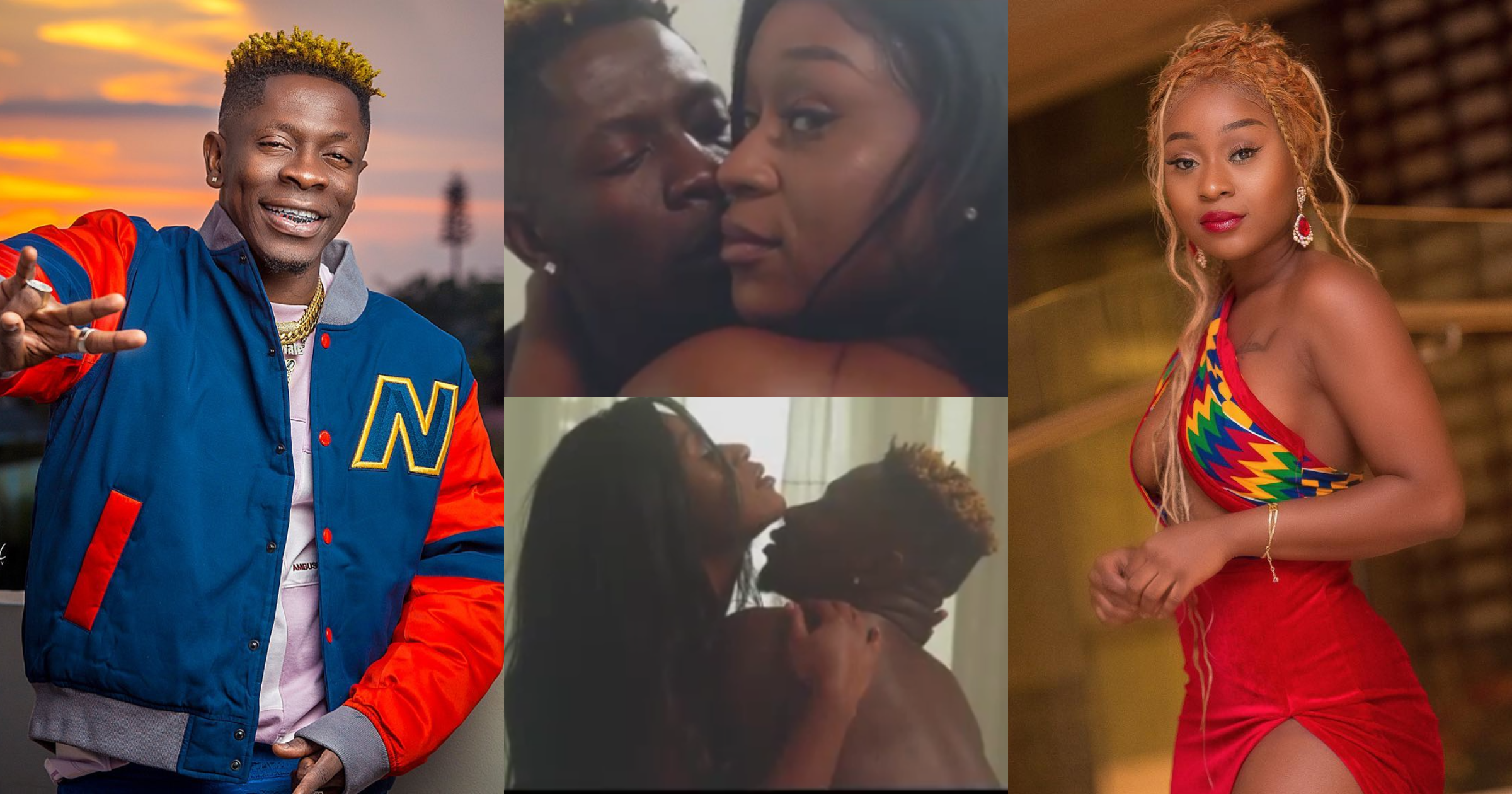 Another raw video of Shatta Wale and Efia Odo hits the internet