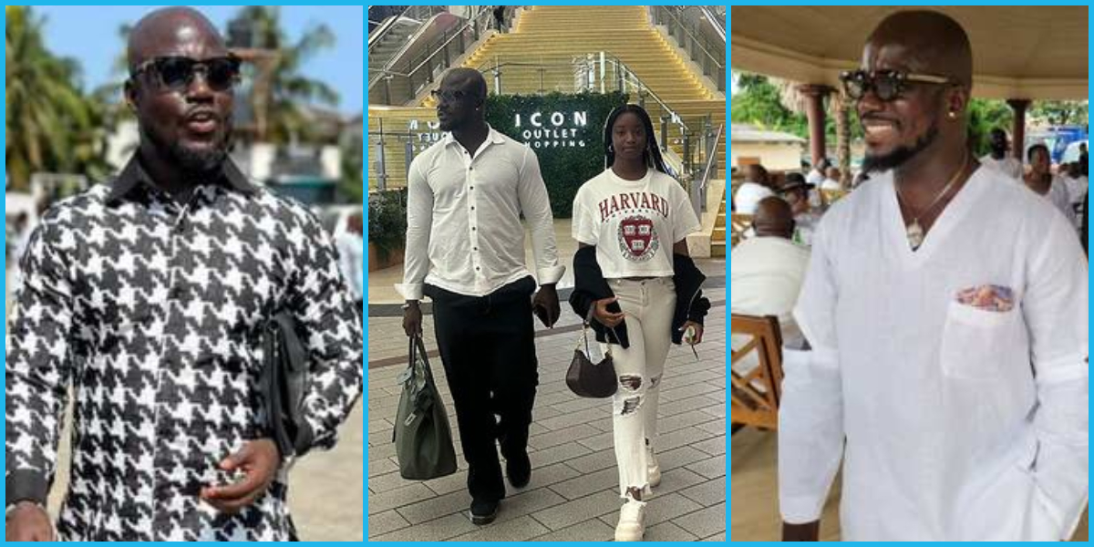 Stephen Appiah flaunts his only daughter in lovely photos as they step out in style