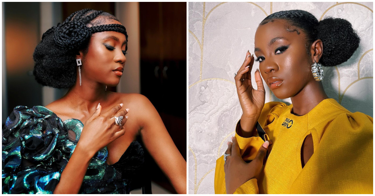 5 times Ghanaian Musician Cina Soul Rocked Breathtaking Celebrity Hairstyles And Short Sleek Dresses