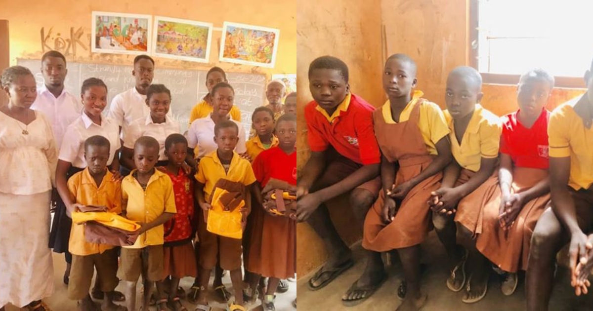 Kind teacher trainees save & donate uniforms to needy pupils in Upper East Region