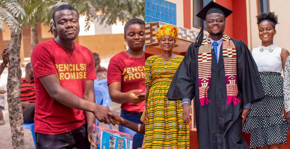 Foster Akpakli: Ghana boy who used to sell Second-hand Clothes at Kantamanto now Master's Student in the USA