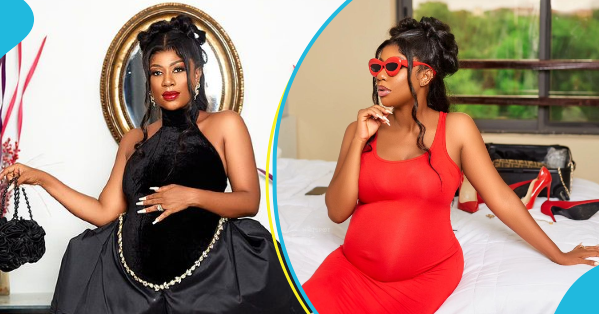 Stylish photos of Selly Galley heavily pregnant emerges, many admire her fashion sense