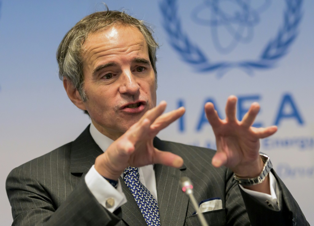 Rafael Grossi, pictured in Vienna in November 2023,  believes international lending organisations need to rethink their nuclear policies