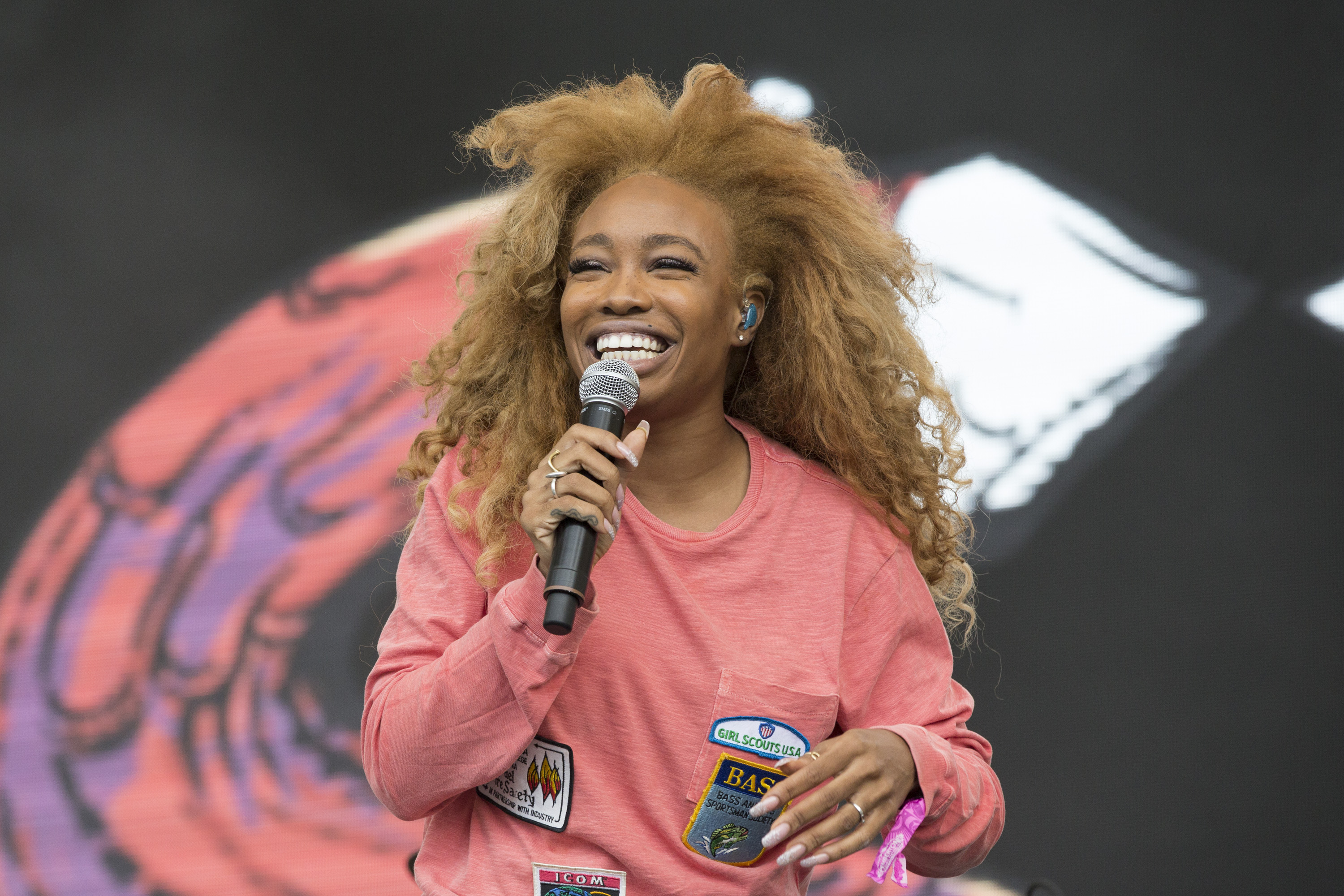 Sza performs onstage during the Pemberton Music Festival in Pemberton
