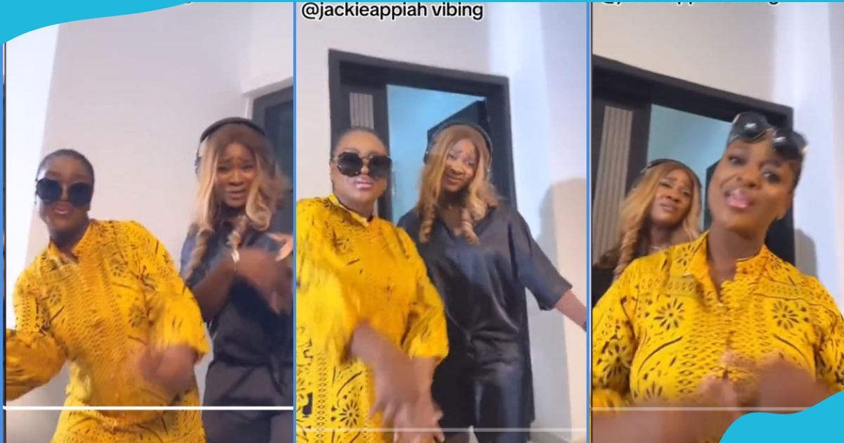 Fans claim Mercy Johnson has spoilt Jackie Appiah after video of them dancing trends