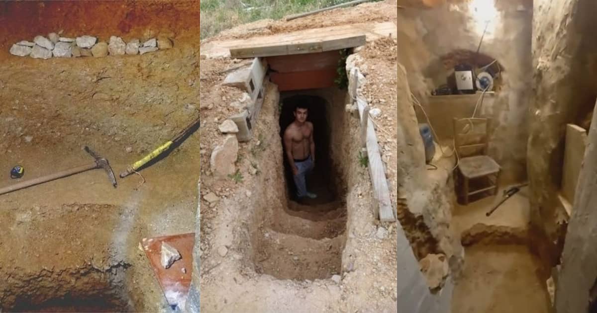 Teen Spent 6 Years Building Underground Cave After Arguing with Parents