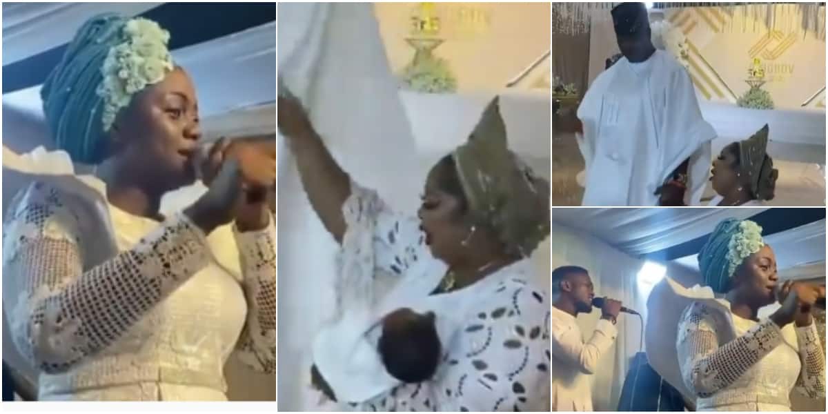 Emotional Moment Shows 50-year-old Woman Who Gave Birth For the 1st Time Thanking God For Finally Blessing Her