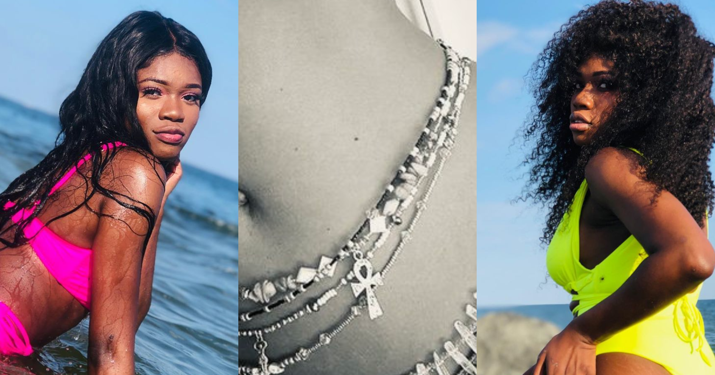 Ladies show off varieties of waist beads in new Twitter challenge (photos)