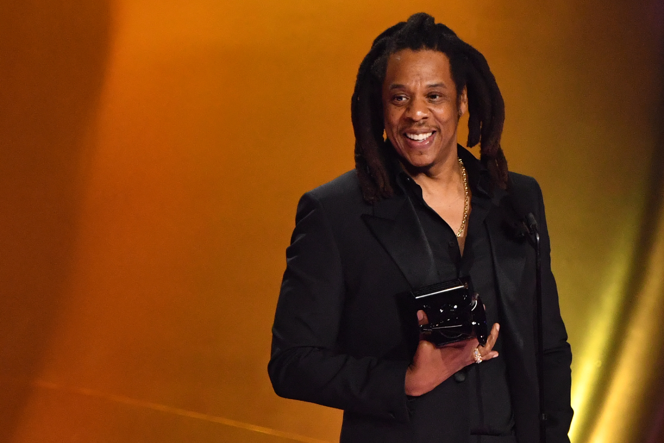 Jay-Z accepts the Dr. Dre Global Impact Award