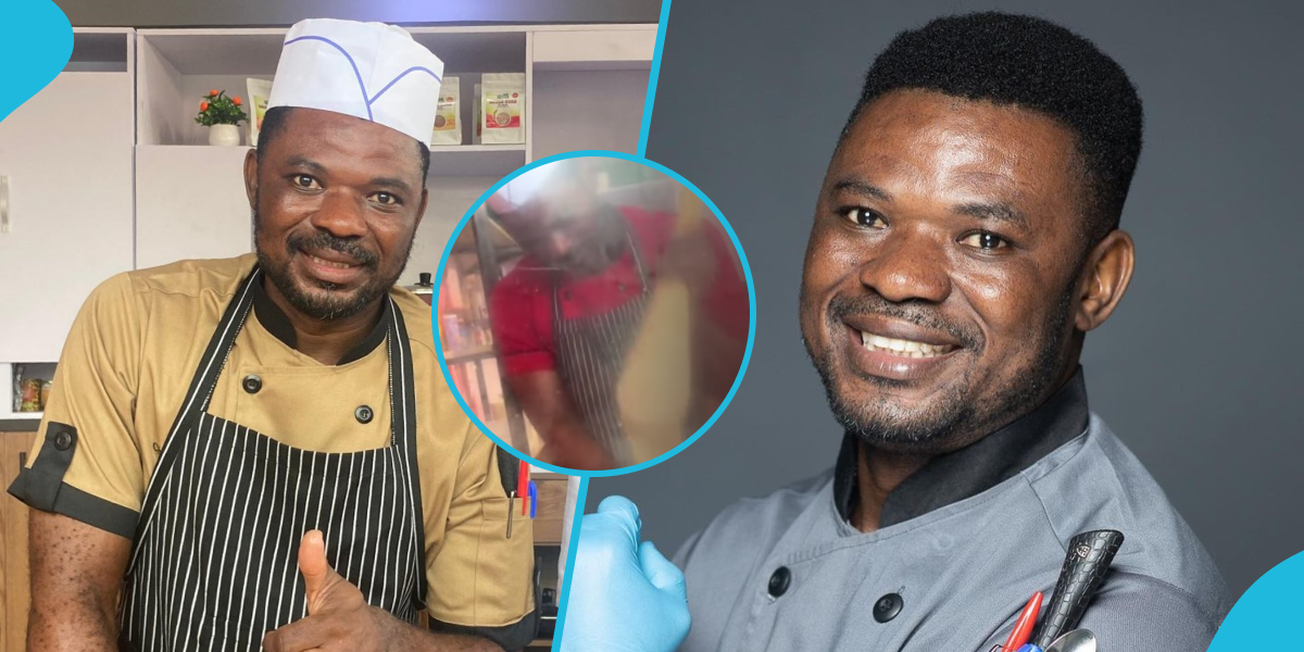 Chef Smith flaunts his Tuo Zaafi cooking skills as Cook-A-Thon aims at 600 hours, fans react