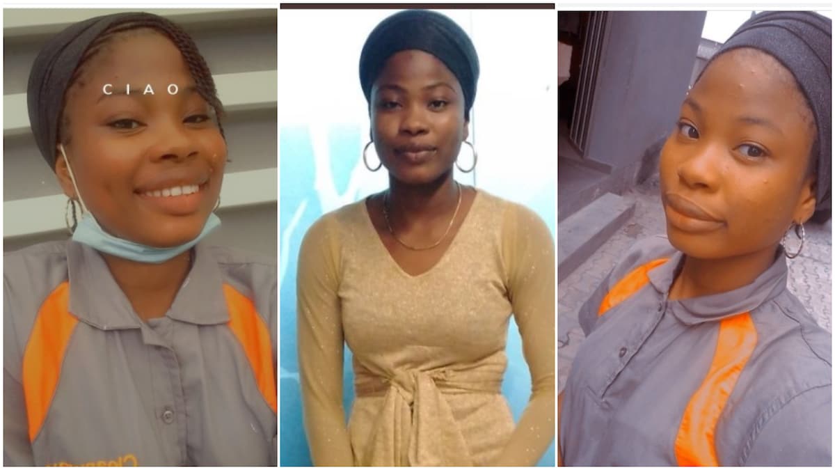 There was no money at home so I became a cleaner to save for university - Nigerian lady finally speaks