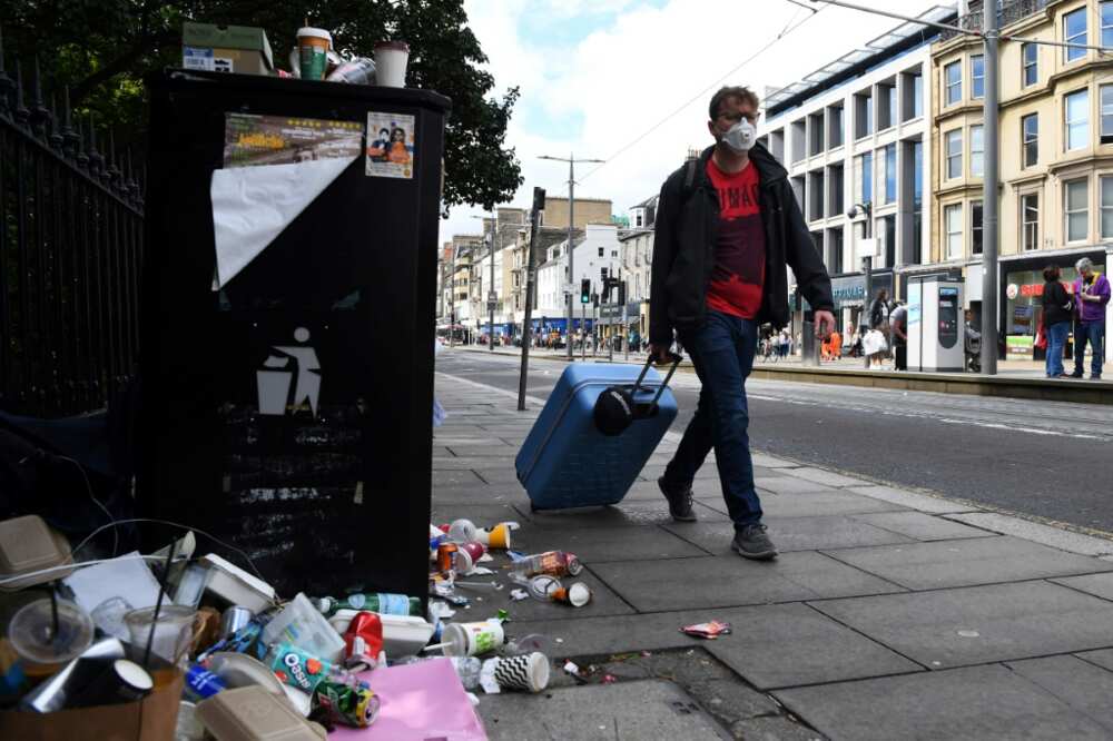 Edinburgh is currently hosting its international festival, with concern about the effect of the sight and stench of trash on the city's reputation