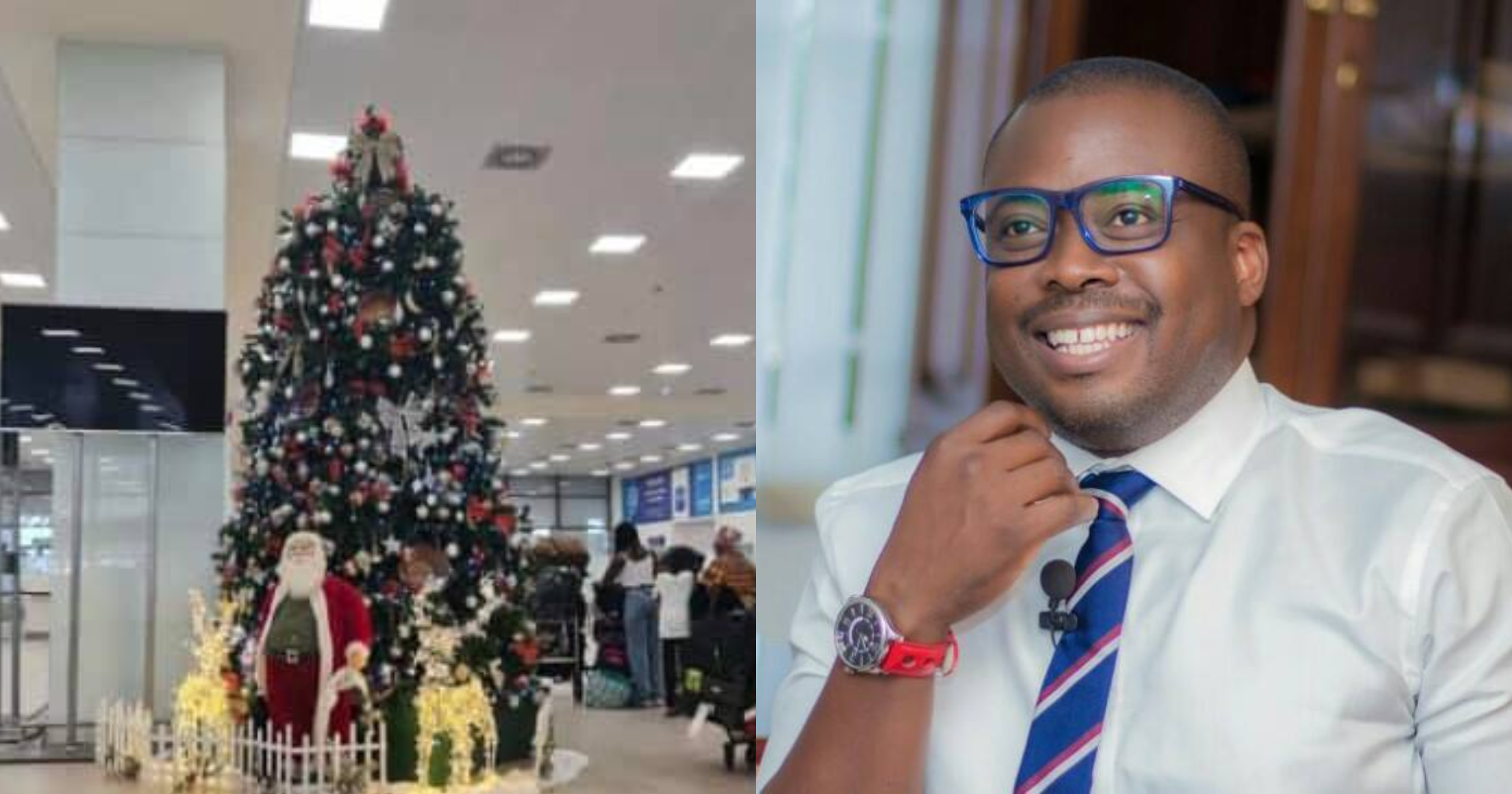 Beautiful Christmas trees at airport cost GHC34k not GHC84k - Paul Adom Otchere