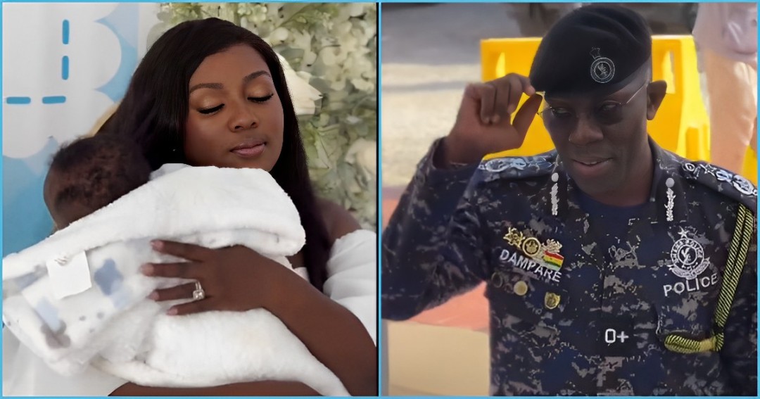 IGP: Couple honours George Akuffo Dampare, christens baby after him: "His legacy lives on"