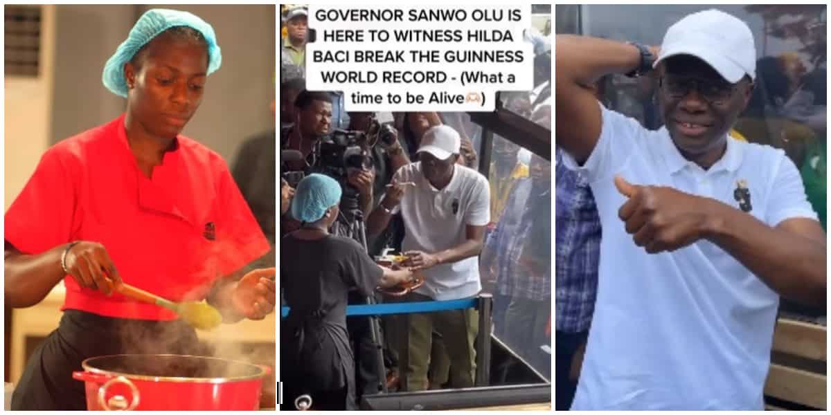 Hilda Baci/Governor Babajide Sanwo-Olu/Guinness World Record/Lagos