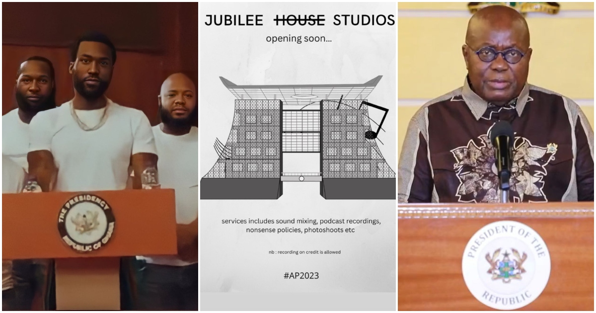 Ghanaians angry as Meek Mill shoots video at the Jubilee House