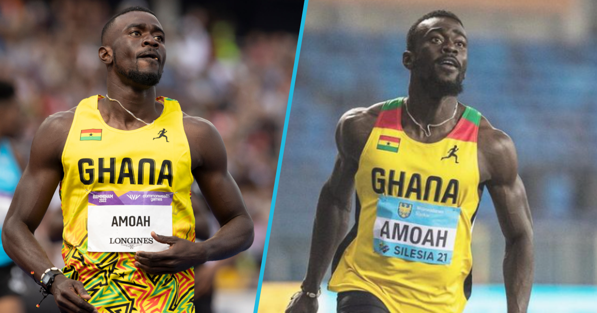 Joseph Paul Amoah wins gold in men’s 200m race at African Games.
