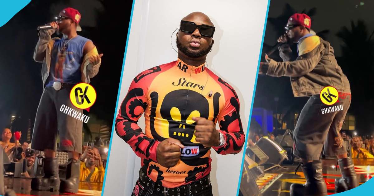 King Promise causes stir with his GH¢17k Balenciaga Boots at Promiseland 2023