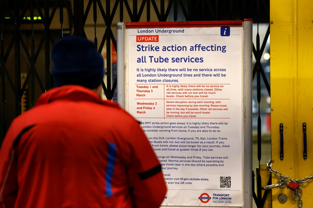 Tube workers have staged a series of strikes over pay since early last year