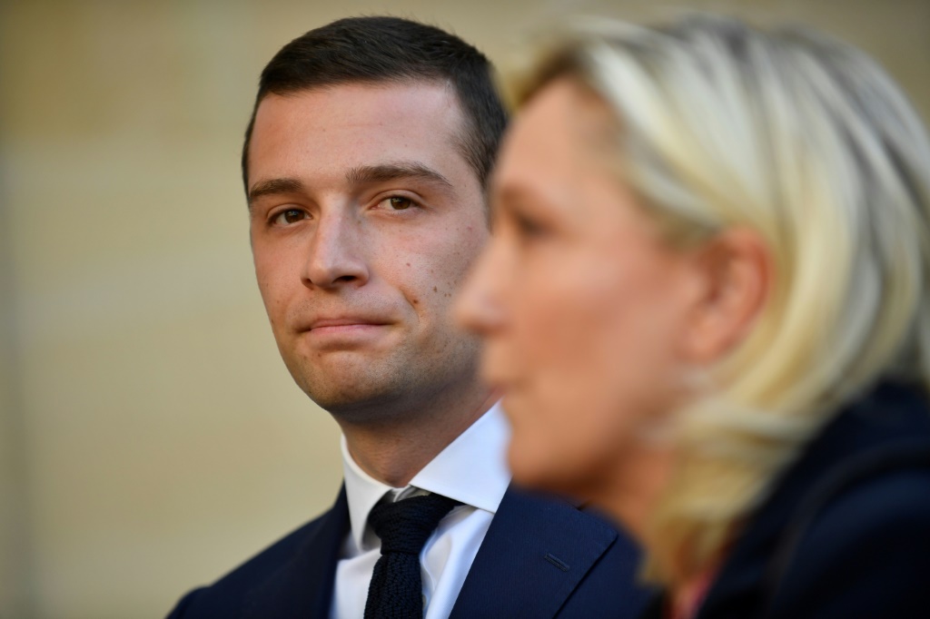 Jordan Bardella was promoted fast by Marine Le Pen, and was widely expected to succeed her