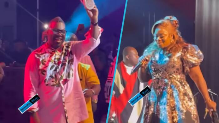 Rhythms of Africa: Moment Piesie Esther got Fifi Folson, others to wave their shoes at event pops up