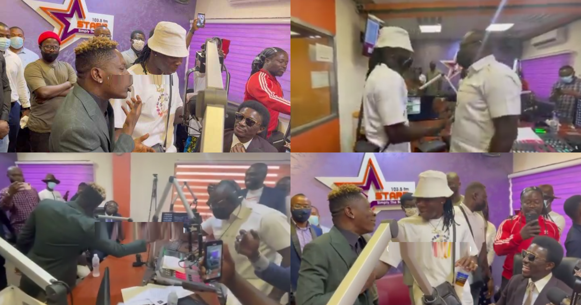 Shatta Wale And Stonebwoy Reunite To Celebrate Bola Ray On His Birthday