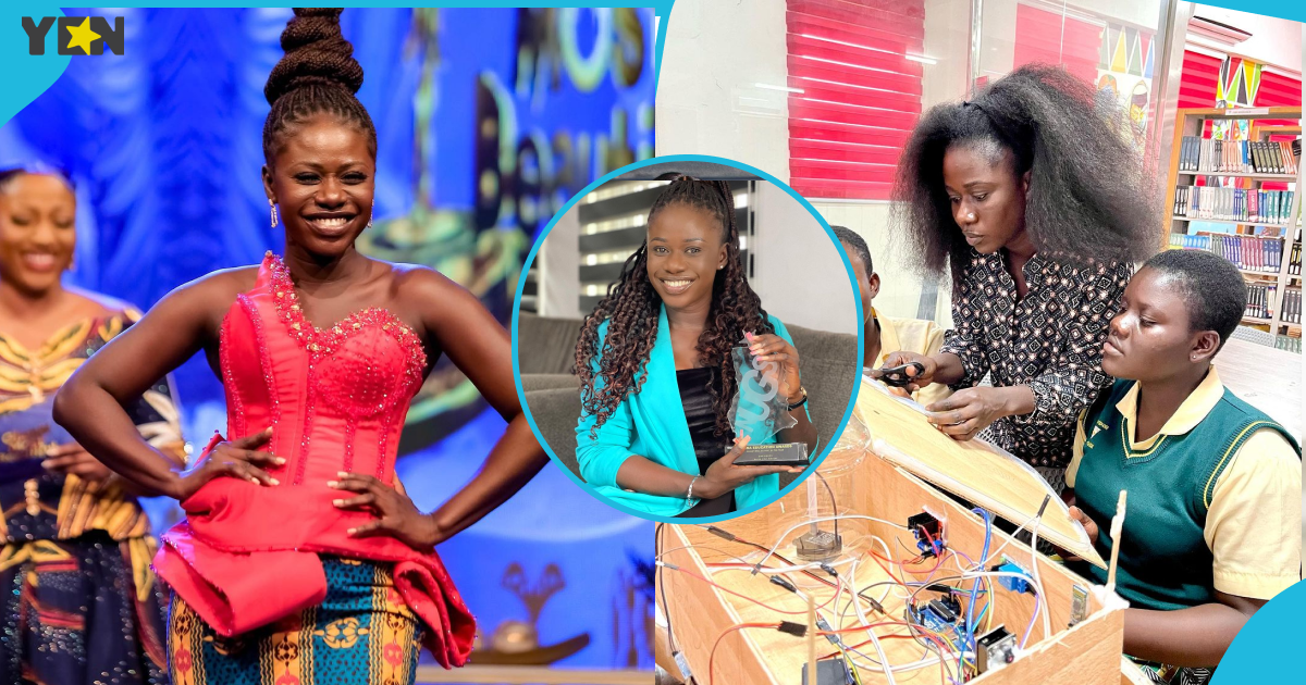 GMB contestant Miss Amoani's shows gratitude to TV3 for the opportunity to promote STEM education in Ghana