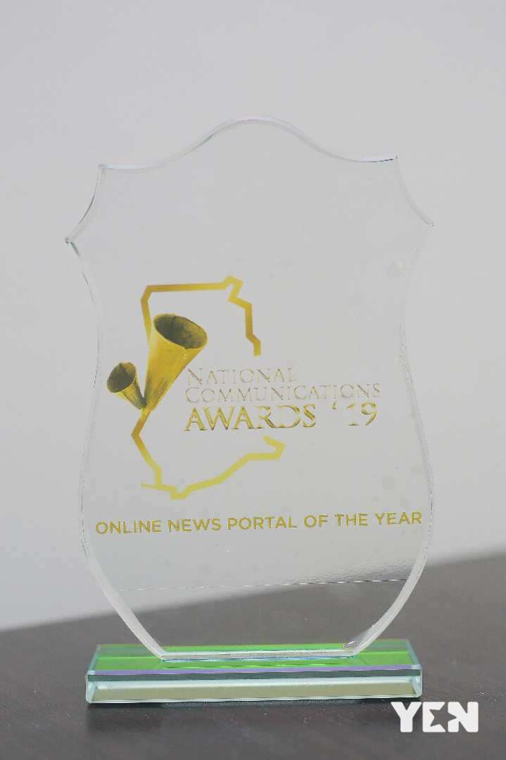 YEN.com.gh named best news website in Ghana at National Communications Awards 2019