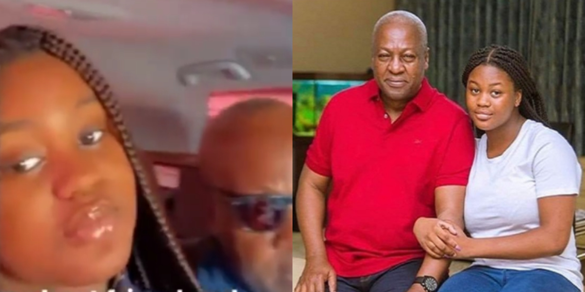 Mahama 'chills' with his daughter Farida in video as NDC heads to Supreme Court Wednesday