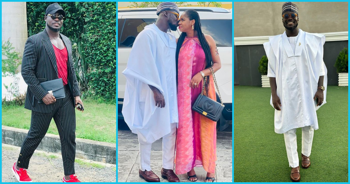 Stephen Appiah and his beautiful wife, Hannah