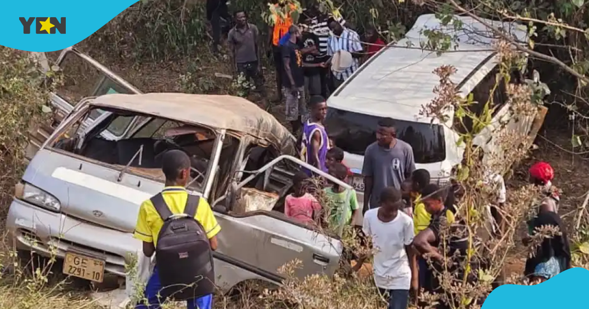 Accra-Kumasi road school bus crash