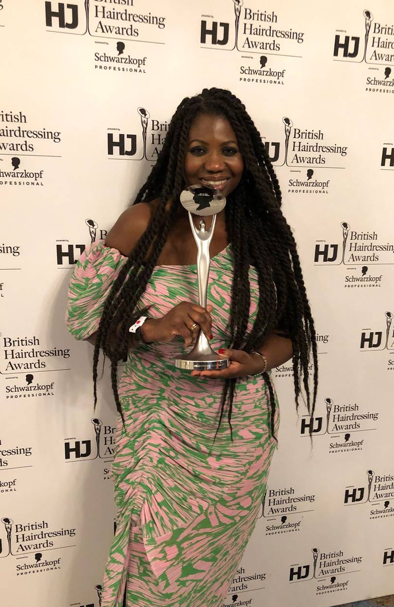 Charlotte Mensah the first black woman inducted into the British Hairdressing hall of fame