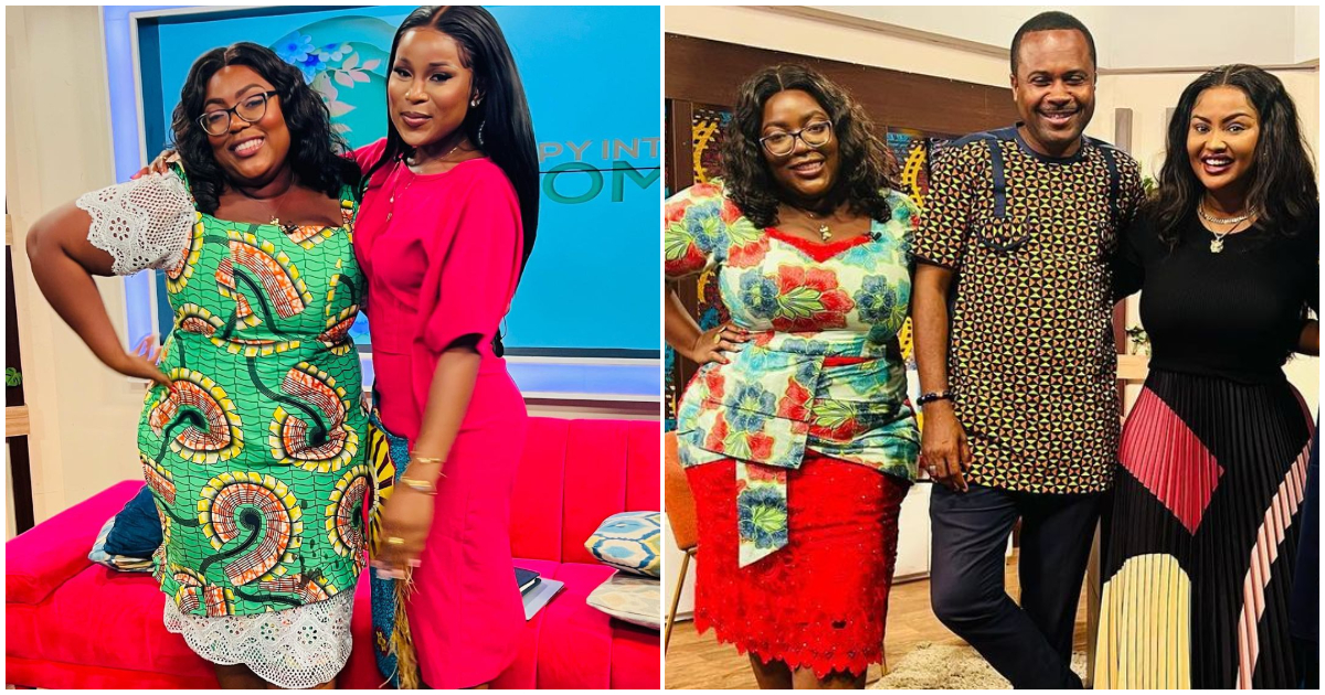 5 times former Citi FM presenter AJ Sarpong took over TV3's New Day show with her stunning looks