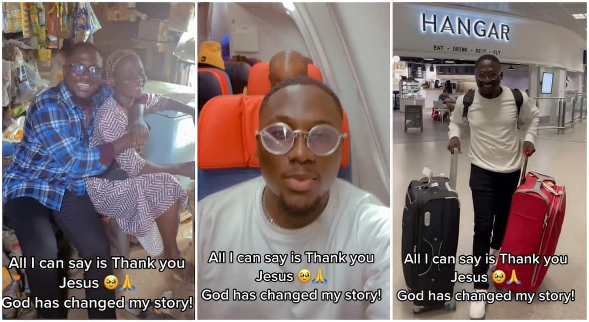 Ayo Martins, a Nigerian man raised from humble background but who has moved abroad.