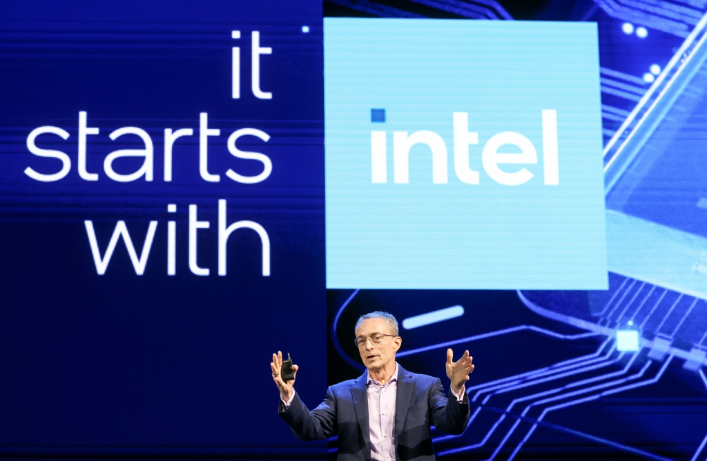 CEO Patrick Gelsinger discussed Intel's latest technologies during a keynote speech at Computex in Taiwan