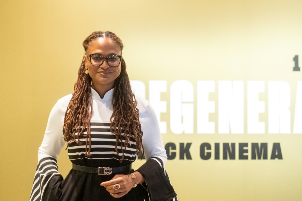 US filmmaker Ava DuVernay spoke at a press preview for the Academy Museum of Motion Pictures' new exhibit "Regeneration: Black Cinema 1898-1971"
