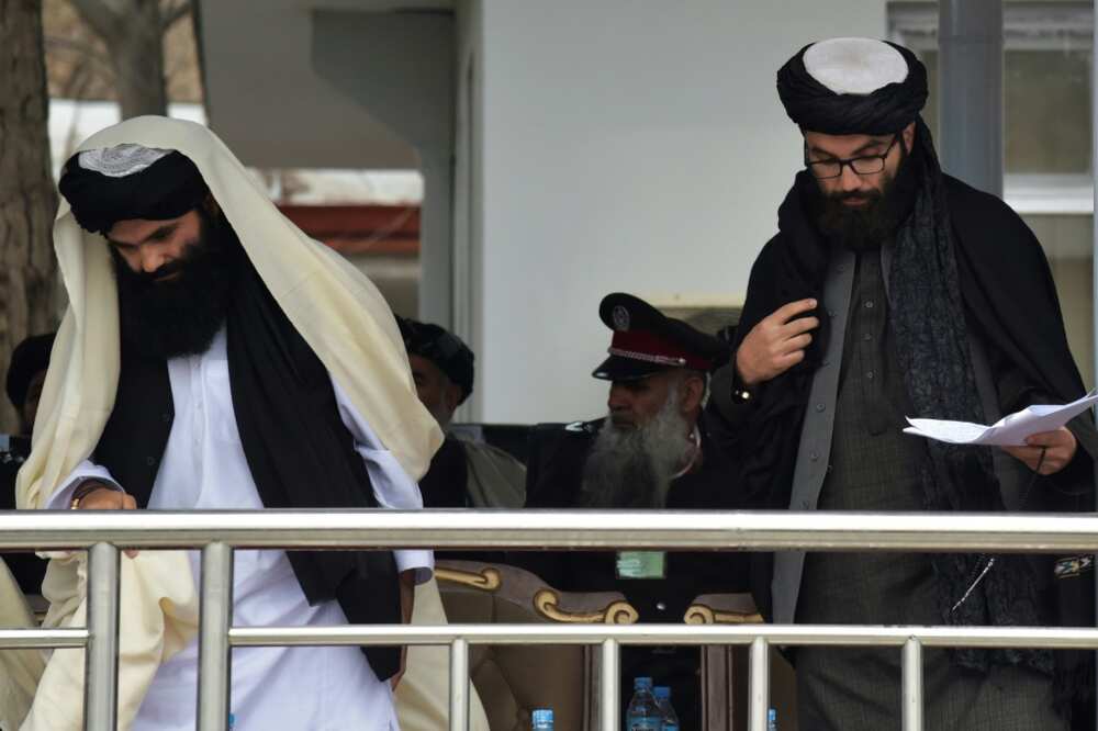 Anas Haqqani (right) with his brother, Interior Minister Sirajuddin Haqqani