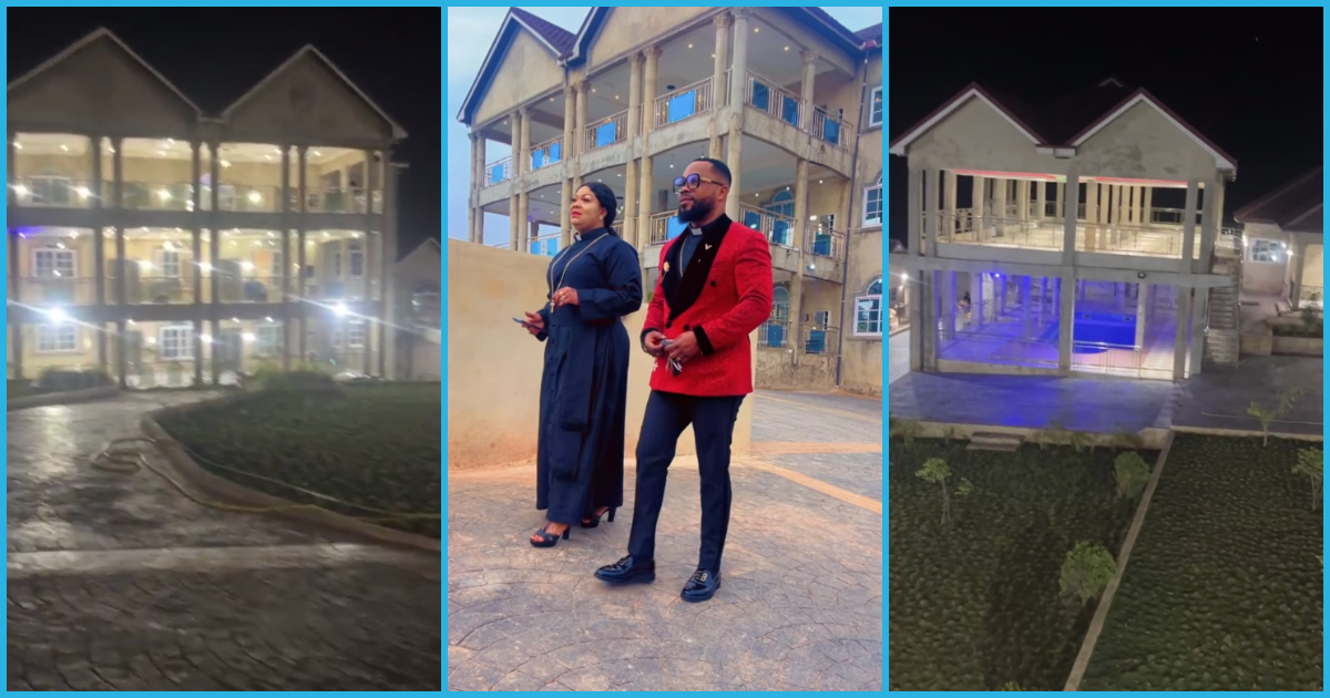Nana Agradaa builds gargantuan mansion in Kwahu and it's more than a hotel (Video)