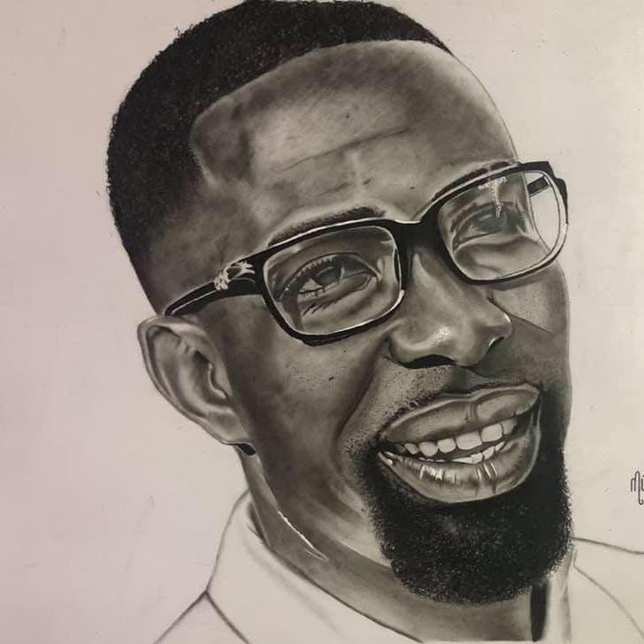 Meet the Ghanaian police officer doing wonders with his pencil drawings